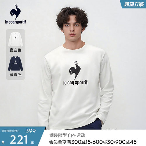 乐卡克男女休闲长袖T恤