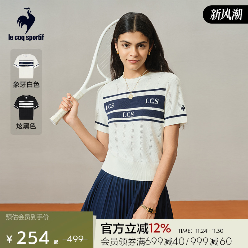 女士短袖T恤乐卡克法国公鸡