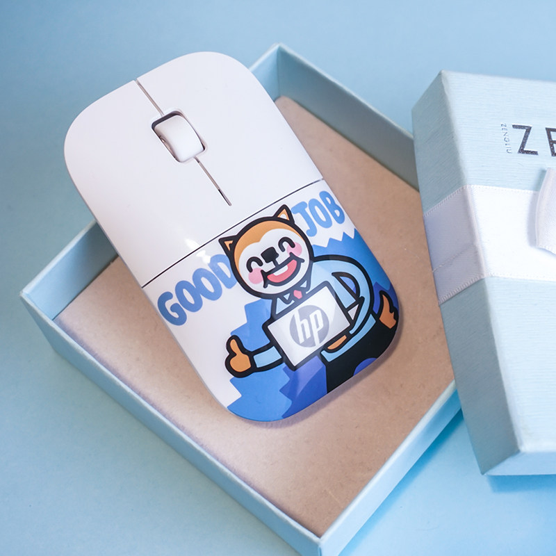 惠普（HP）Z3700无线鼠标 个性时尚色彩搭配薄款方形鼠标
