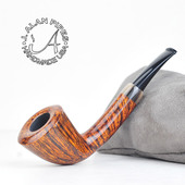 美国大师杰夫艾伦Jeff 都柏林高对比直纹染色牛角 Alan长杆自由式