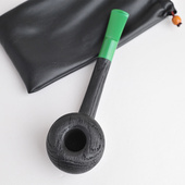 俄罗斯大师格里戈里耶夫手工烟斗橡木化石长杆自由式 耐高温男士