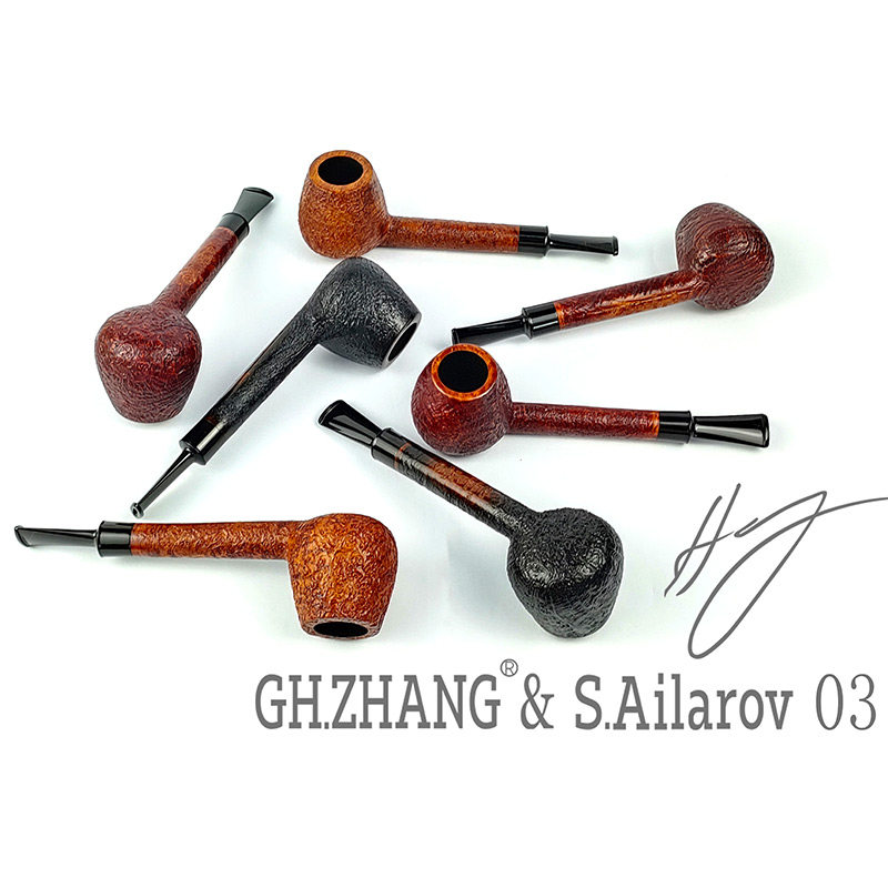 艾拉洛夫龙诚联名03款石楠木烟斗进口实木制礼盒套装多款可选男士