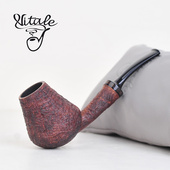 意大利进口维塔莱Vitale烟斗手工制作少见草莓木手感轻盈喷砂处理