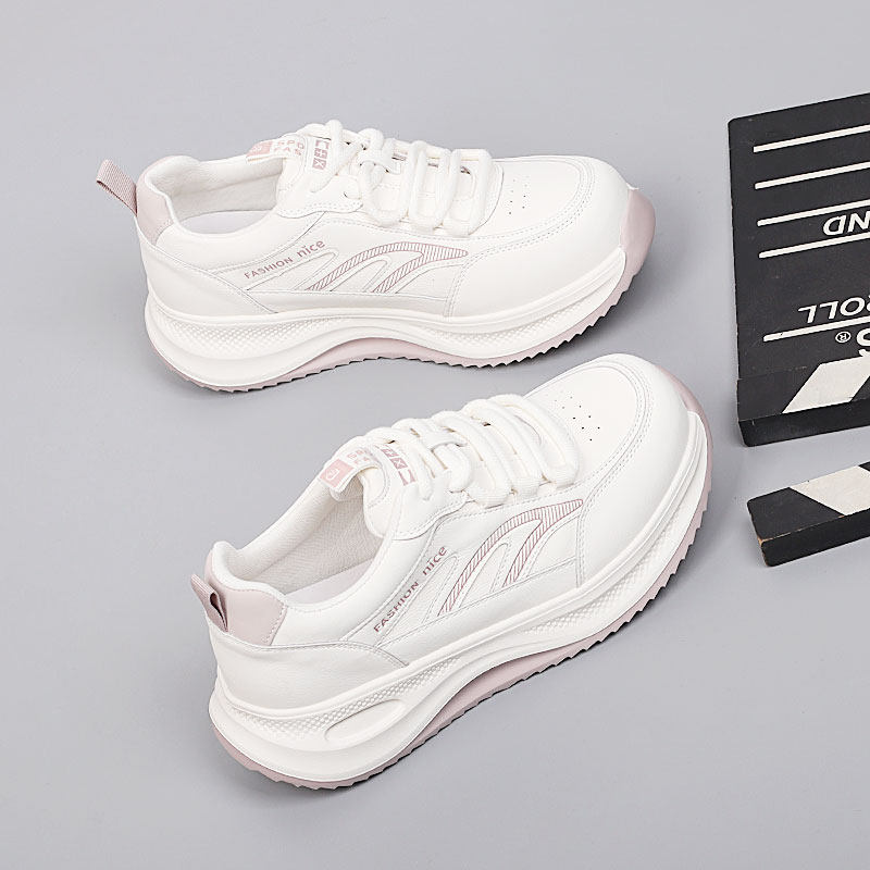 大码女鞋41一43脚宽胖舒适单鞋2026春新款小白鞋时尚休闲百搭板鞋,女鞋,时尚休闲鞋,淘宝优惠券,粉丝福利购,淘宝优惠卷