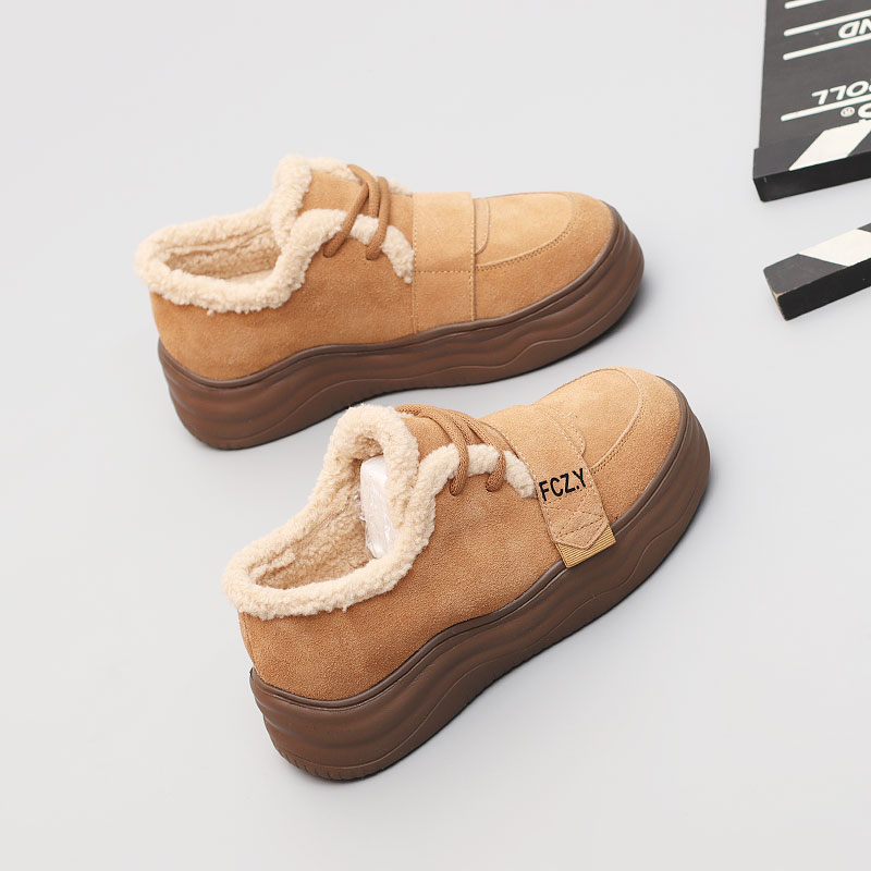 大码女鞋41一43冬脚宽胖肥棉鞋