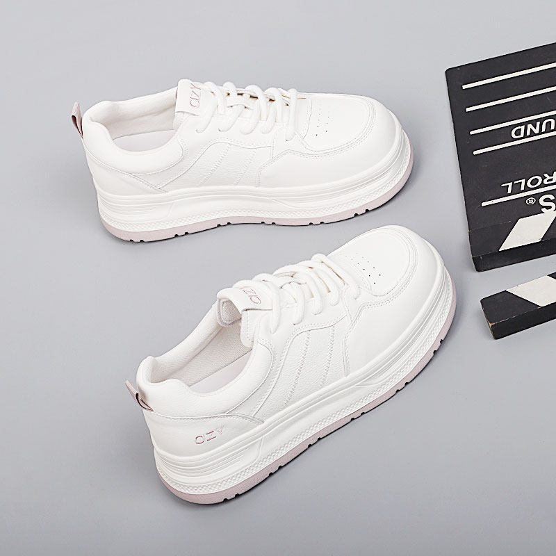 爆款大码女鞋41一43单鞋2026春季新款休闲时尚板鞋脚宽胖肥小白鞋,女鞋,时尚休闲鞋,淘宝优惠券,粉丝福利购,淘宝优惠卷