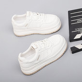 女鞋 小白鞋 41一43爆款 2026春季 加大码 百搭脚宽胖肥时尚 单鞋 新款 女