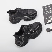 女鞋 2025新款 41一43时尚 脚宽胖大码 棉鞋 冬季 加绒休闲舒适老爹鞋 女