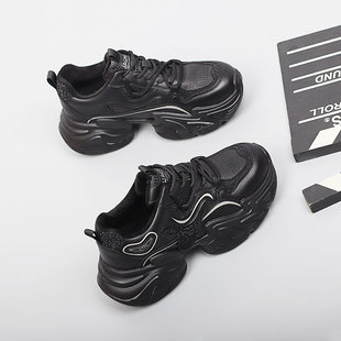 棉鞋 41一43时尚 冬季 2025新款 女 脚宽胖大码 加绒休闲舒适老爹鞋 女鞋