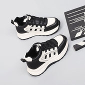 休闲舒适保暖小白鞋 A码 2025冬新款 时尚 女鞋 41一43脚宽胖加绒棉鞋