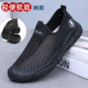 老北京布鞋 网面鞋 素面中老年男鞋 软底透气一脚蹬爸爸鞋 通勤鞋 夏季