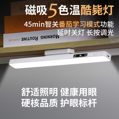 酷毙灯磁吸充插两用护眼台灯酷壁灯续航持久多功能壁挂灯led