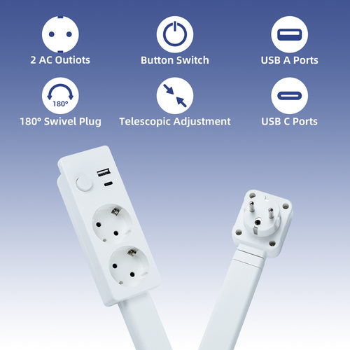 欧规亚马逊新品 Electrical Outlet Extender电源插座沙发床