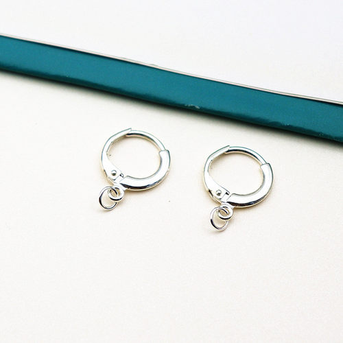 925纯银耳圈耳扣开口圈配件包邮