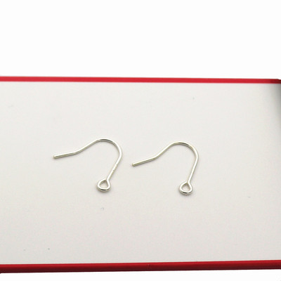 S925纯银耳钩底部活口可打开diy