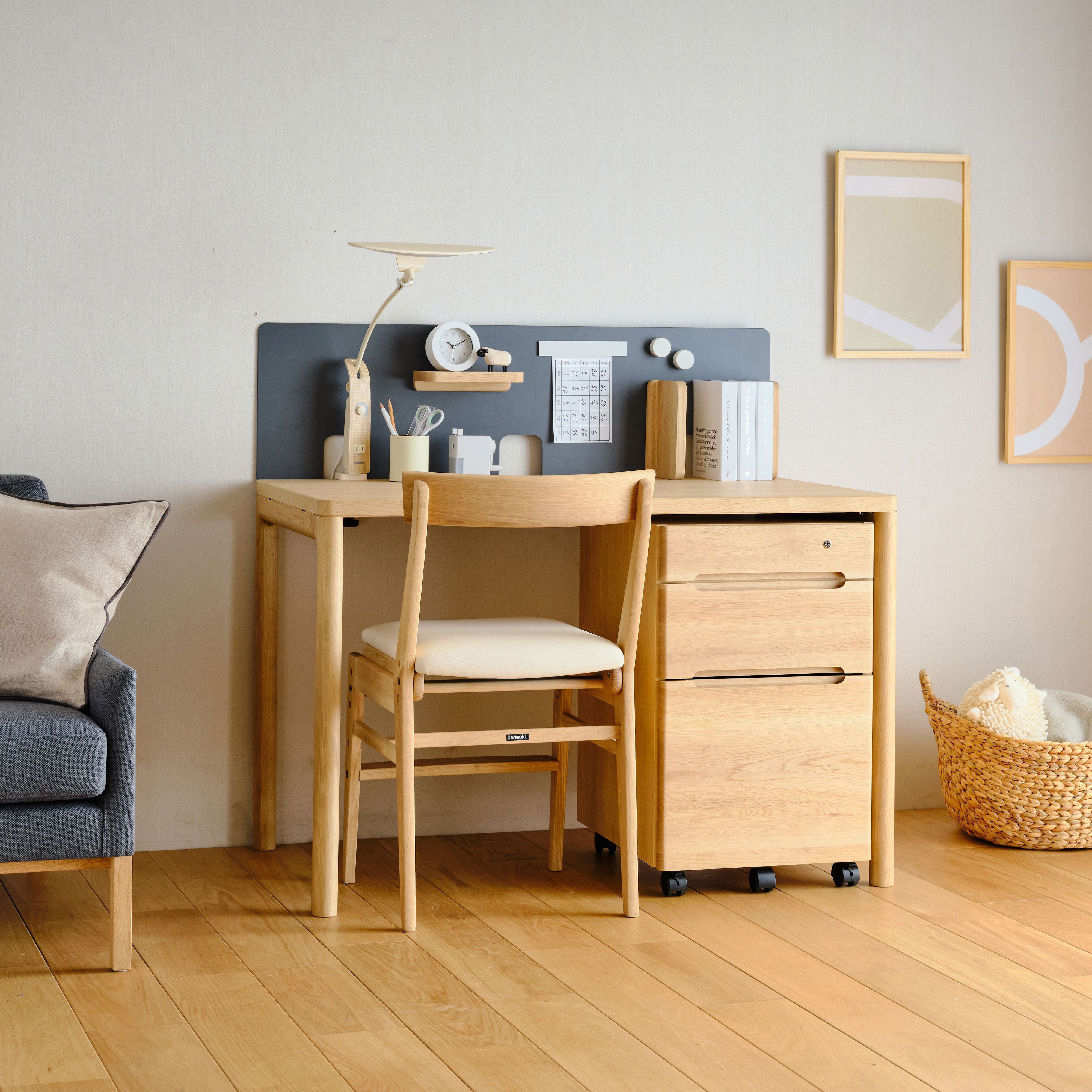 karimoku实木多功能极简书桌
