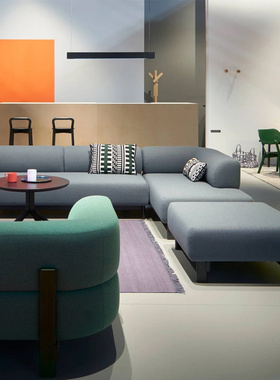 karimoku日本进口KNS系列北欧设计现代简约实木矮背大象沙发椅凳