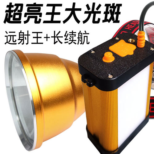 霸王光强光超亮大光斑分体头灯