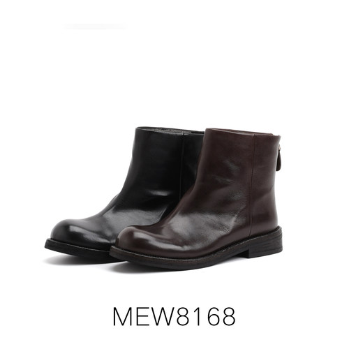 麦露迪真皮瘦瘦马丁短靴女秋冬