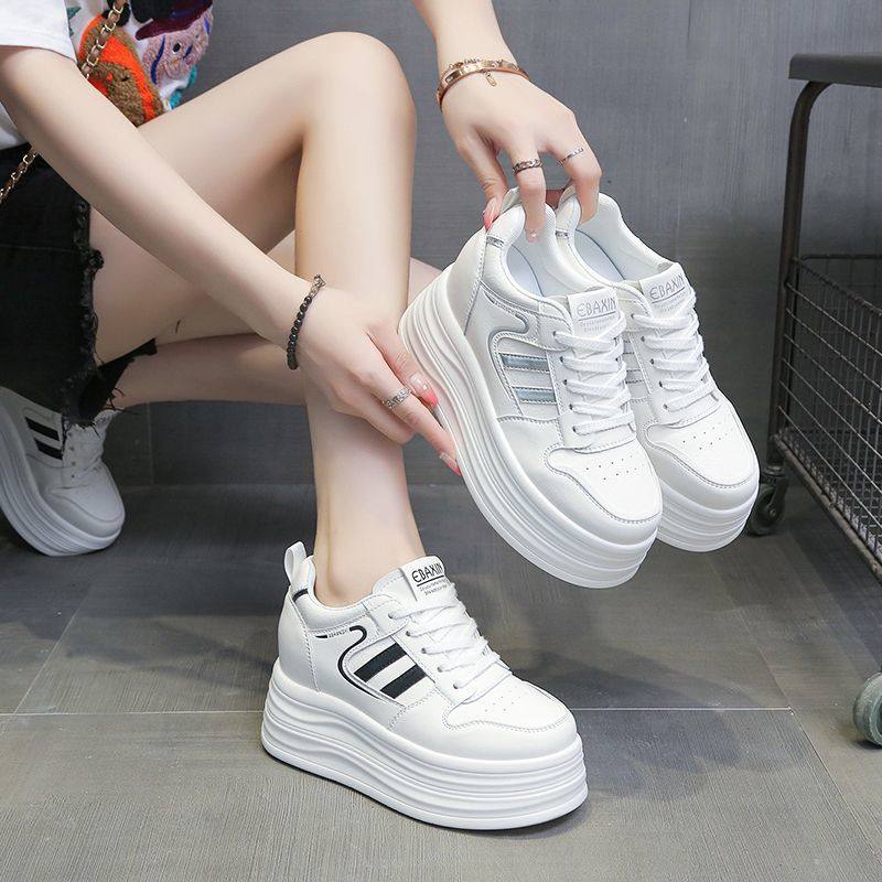 内增高小白鞋女2026春季新款百搭透气休闲女鞋小个子厚底爆款板鞋,女鞋,休闲板鞋,淘宝优惠券,粉丝福利购,淘宝优惠卷