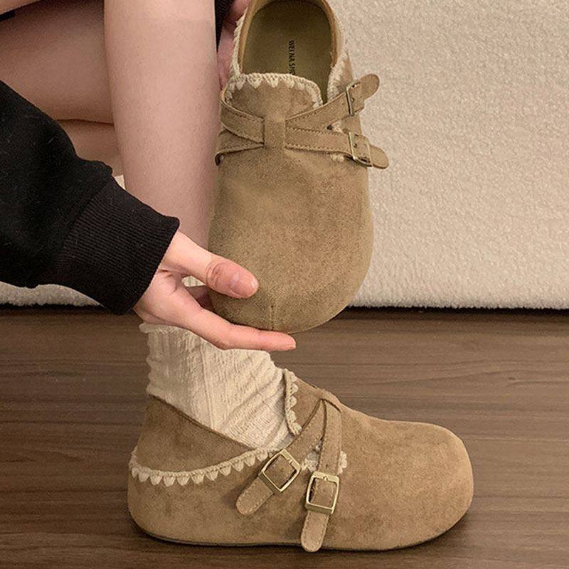 厚底内增高豆豆勃肯鞋女2026新款春季女鞋子复古爆款休闲乐福单鞋,女鞋,高帮鞋,淘宝优惠券,粉丝福利购,淘宝优惠卷