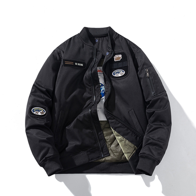 飞行员夹克男女美式情侣痞帅男生棒球服青少年高街潮牌小众外套