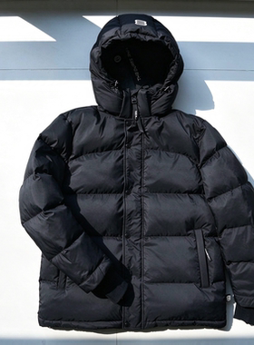 Aritzia羽绒服雾面五格保暖外套