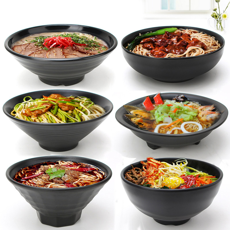 黑色麻辣烫日式风调料碗密胺餐具
