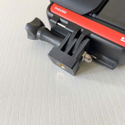 insta360 one rs 隐身自拍杆gopro转1/4固定转接头三脚架底座配件