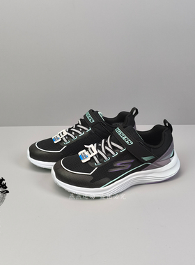 酷动城 Skechers 斯凯奇 女童春秋魔术贴轻便跑步运动鞋 303850L