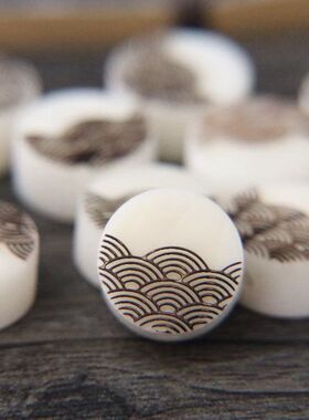 diy祥云钥匙扣手串挂件象牙果