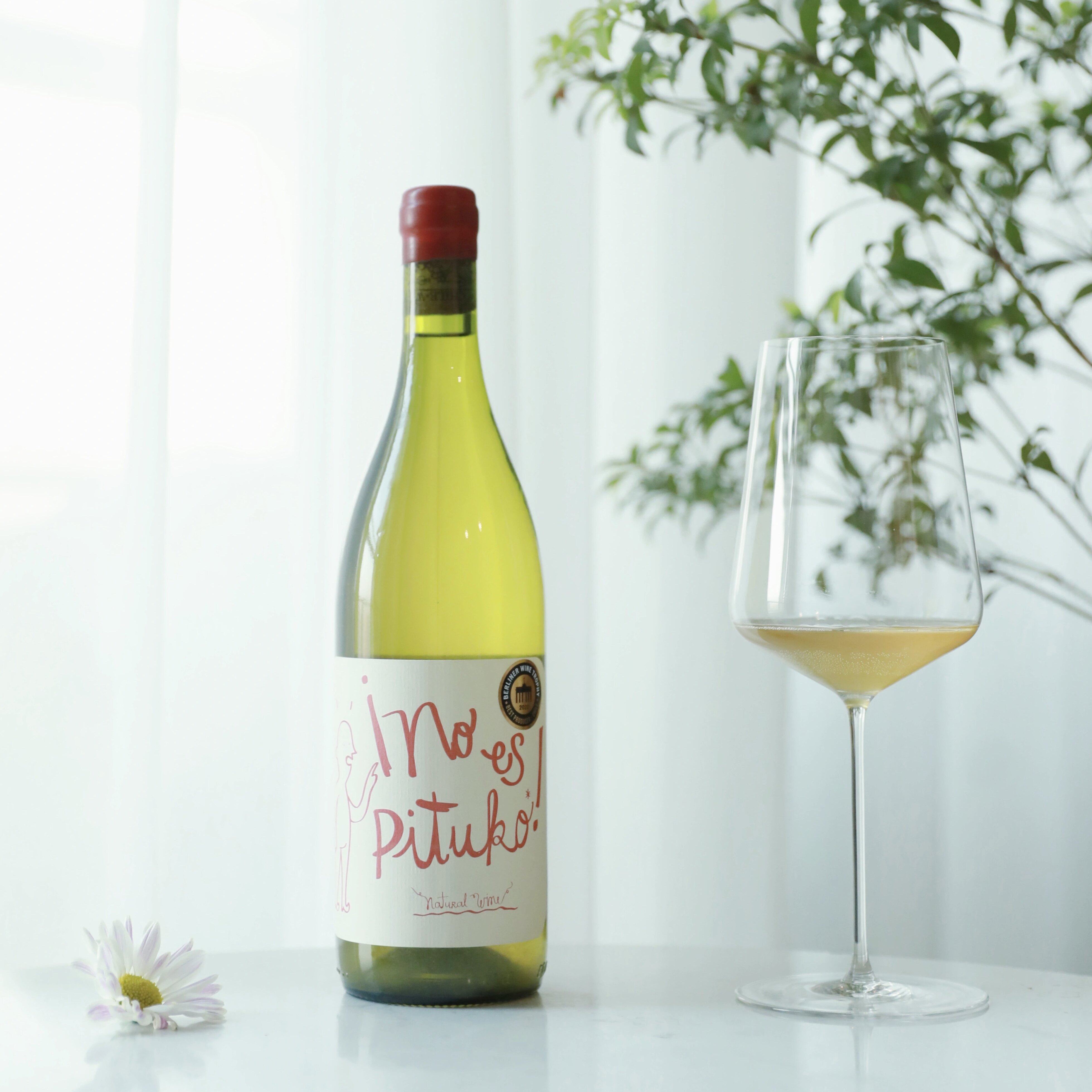醉乐未完待续霞多丽chardonnay干白葡萄酒智利自然酒no es pituko
