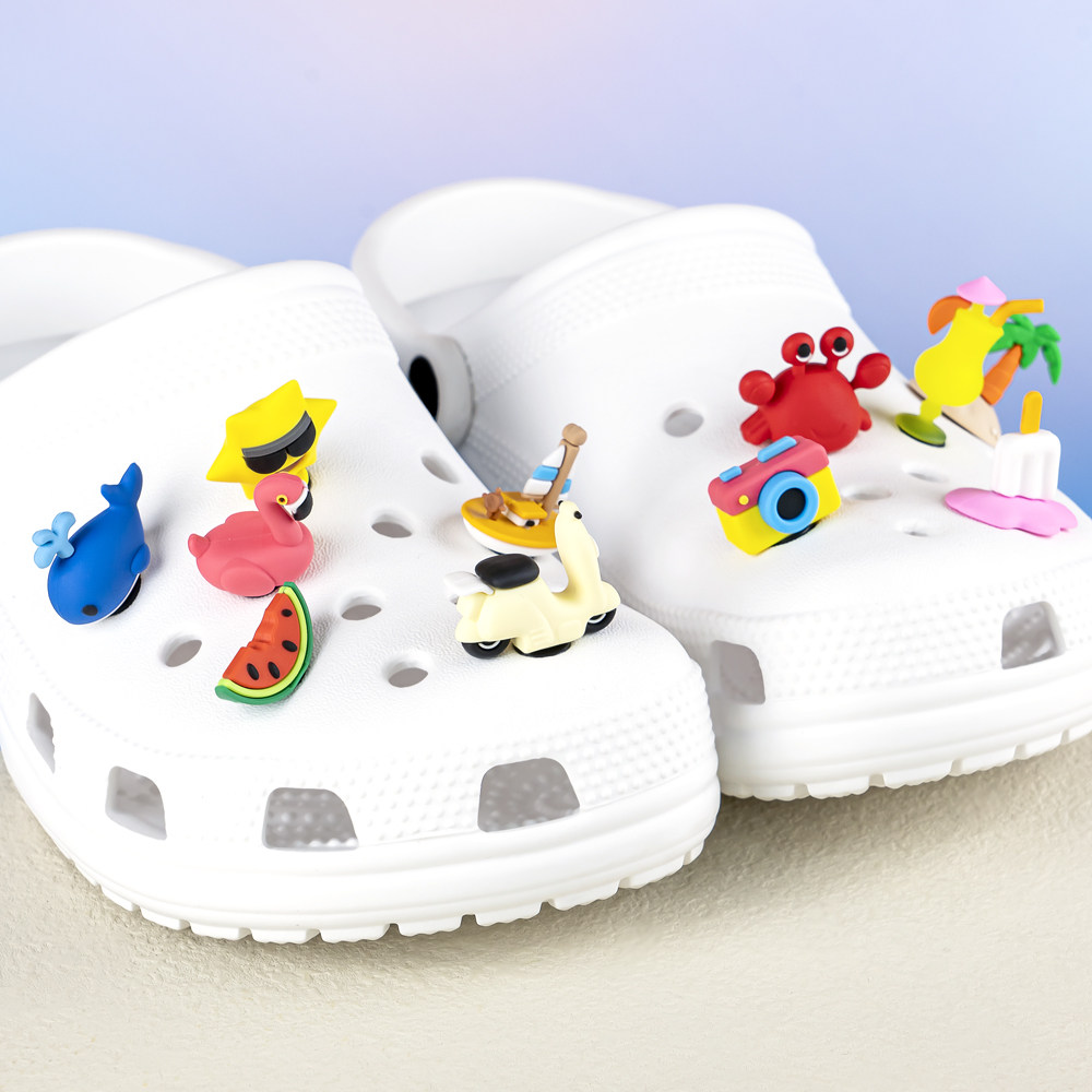 3D立体洞洞鞋花扣卡通动物款鞋上装饰品crocs 鞋扣配件洞洞鞋带扣