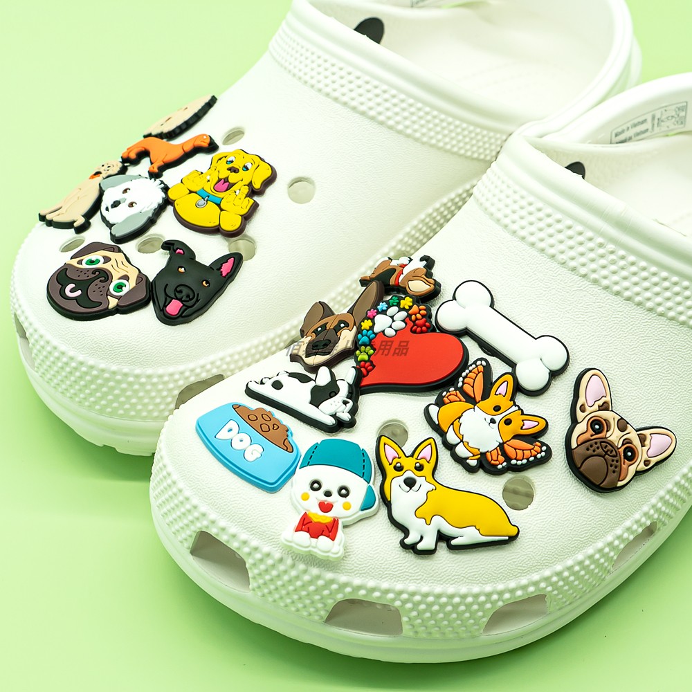 新款洞洞鞋花装饰品配件狗狗宠物可爱卡通鞋扣花园鞋配饰装饰鞋扣