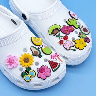 夏季款洞洞鞋配饰装饰扣diy智必星咔骆驰配饰配件可拆卸鞋花鞋扣