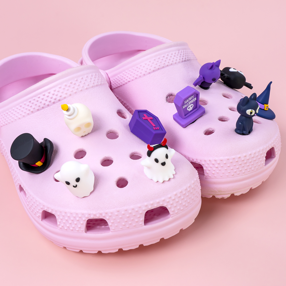 3D立体洞洞鞋花鞋扣卡通万圣节