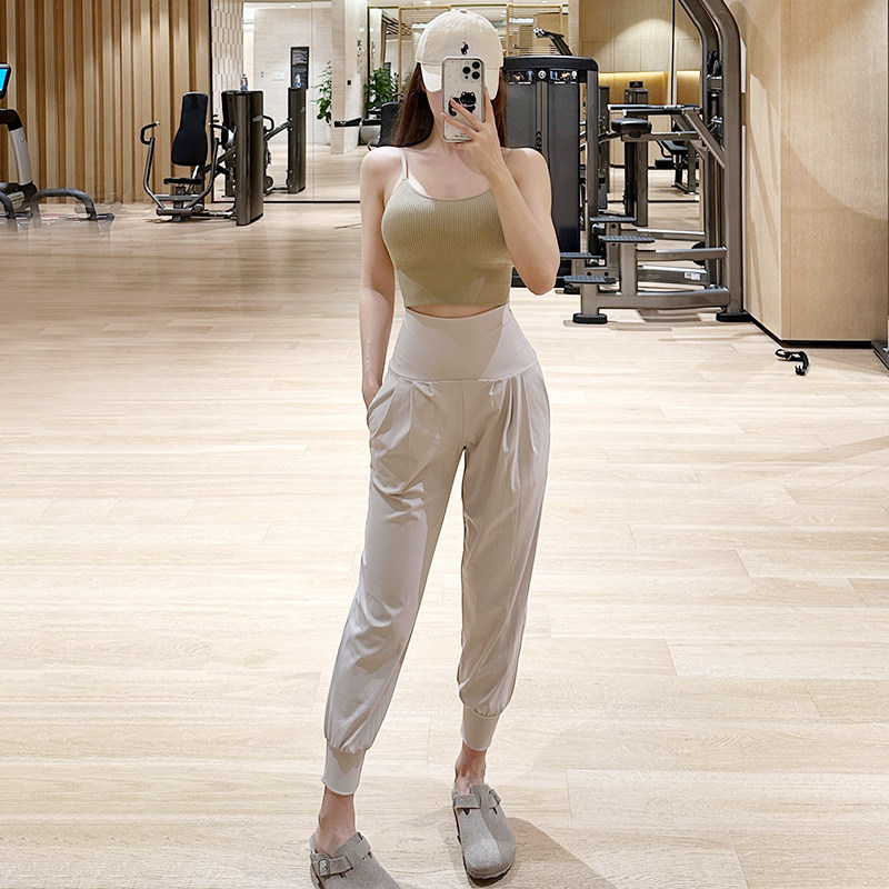 宽松健身裤女运动长裤哈伦裤高腰休闲裤2025新款束脚瑜伽裤秋季,运动/瑜伽/健身/球迷用品,瑜伽长裤,淘宝优惠券,粉丝福利购,淘宝优惠卷