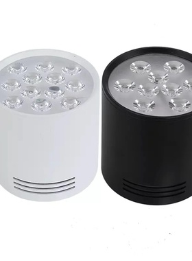 led明装筒灯免开孔吸顶吊线3瓦5w7w9w12w15w18w客厅店铺圆形射灯