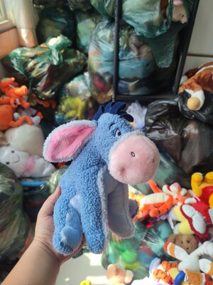 小熊—维—尼屹耳驴baby绒婴儿版伊尔驴Eeyore公仔毛绒玩具玩偶