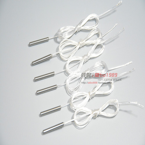 wzp-pt100温度传感器二线制 三线铂电阻 超小体积 热电阻 pt1000