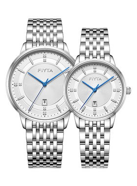 飞亚达新款情侣表正品防水石英表钢带女表纤薄男士手表800020.WWW