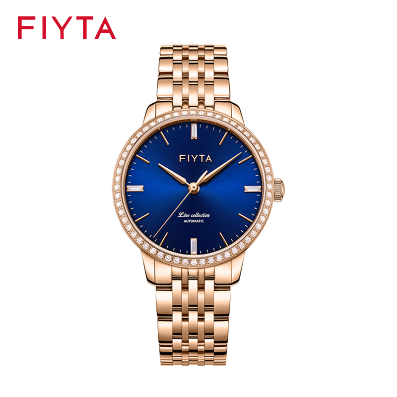 飞亚达女表 专柜正品高圆圆同款风致系列自动机械表LA801008.PLPD