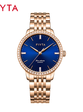 飞亚达女表 专柜正品高圆圆同款风致系列自动机械表LA801008.PLPD