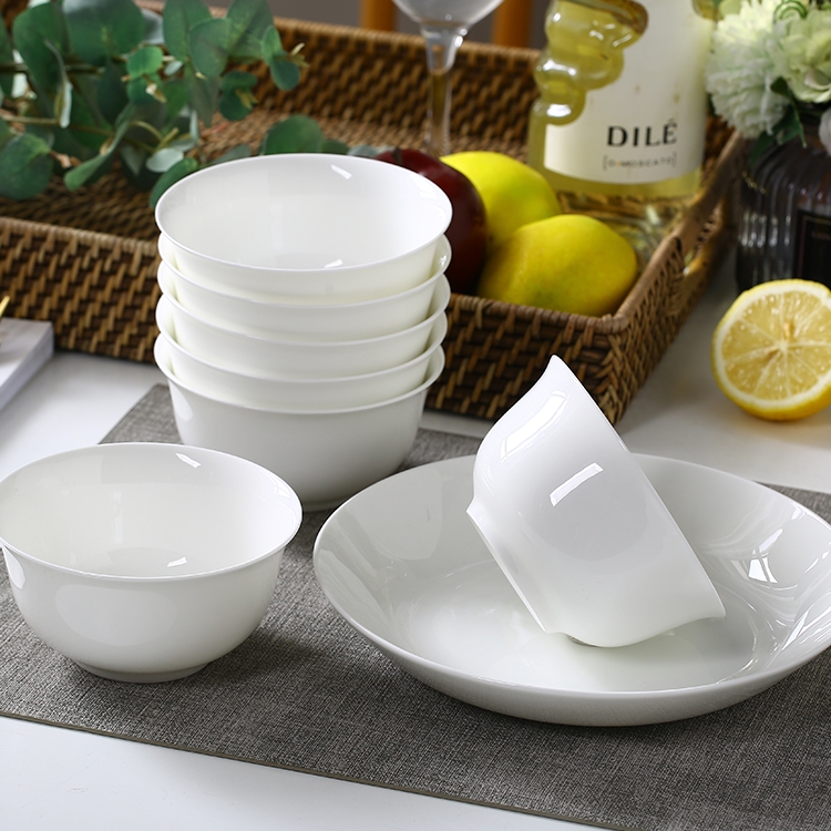 唐山嘉兰纯白骨瓷餐具