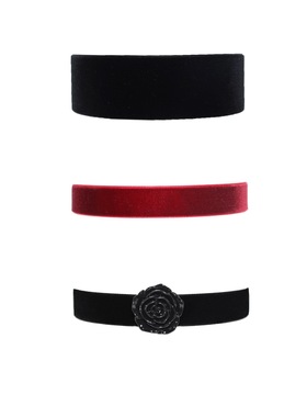 丝绒颈链经典复古choker项链