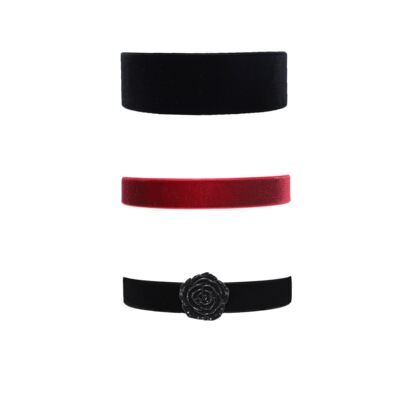 丝绒颈链经典复古choker项链