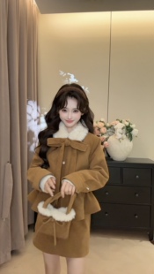 可可可欣【流光曳影羽绒套装】女装洋气时尚休闲原创小众老钱风