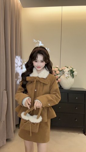 可可可欣【流光曳影羽绒套装】女装洋气时尚休闲原创小众老钱风