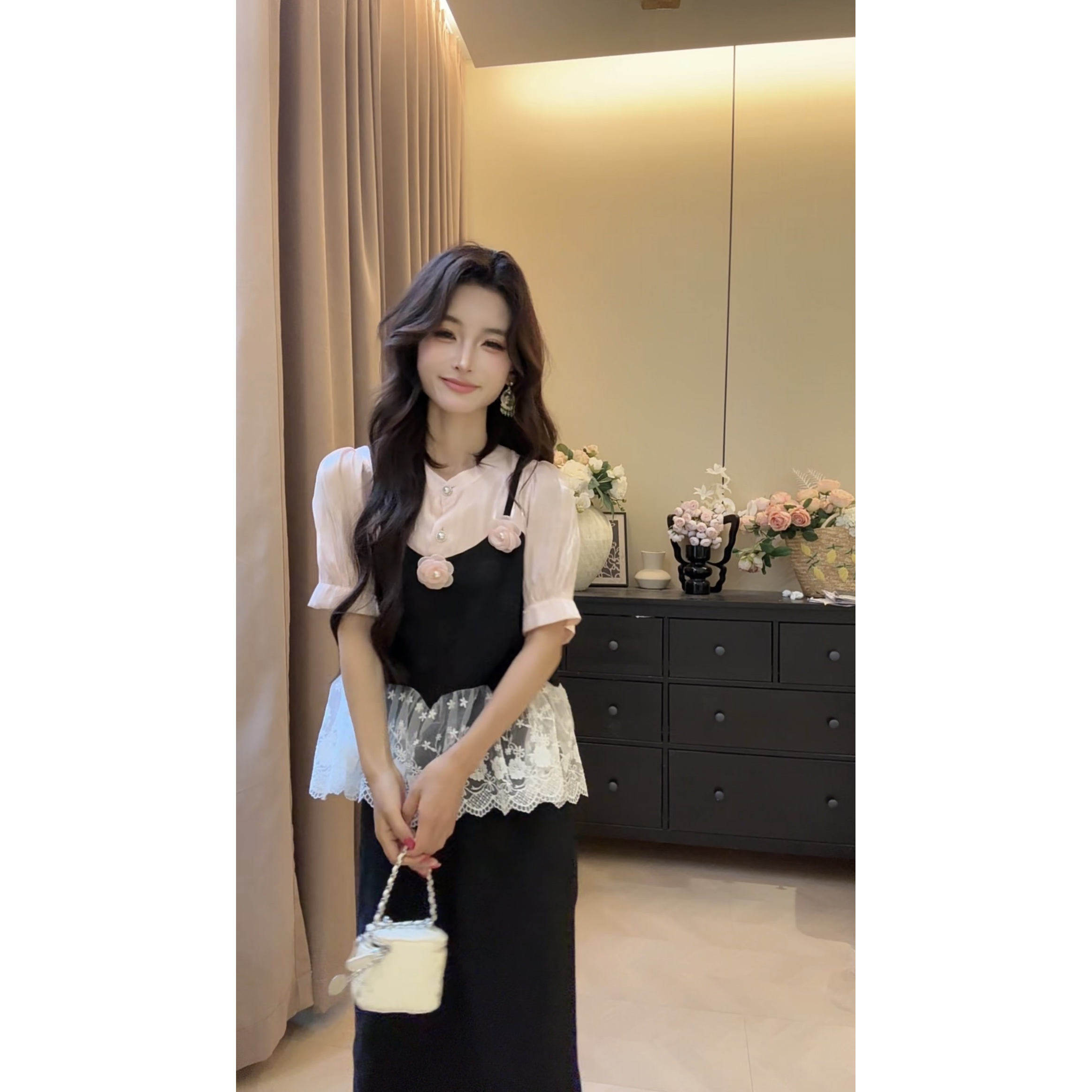 可可可欣【奶粉碎光套装】品质女装洋气出行时尚休闲春夏款显瘦