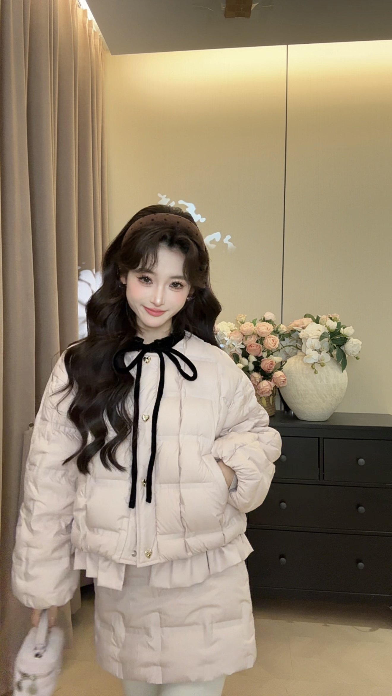 可可可欣【心动暖冬羽绒套装】女装洋气时尚休闲原创小众老钱风